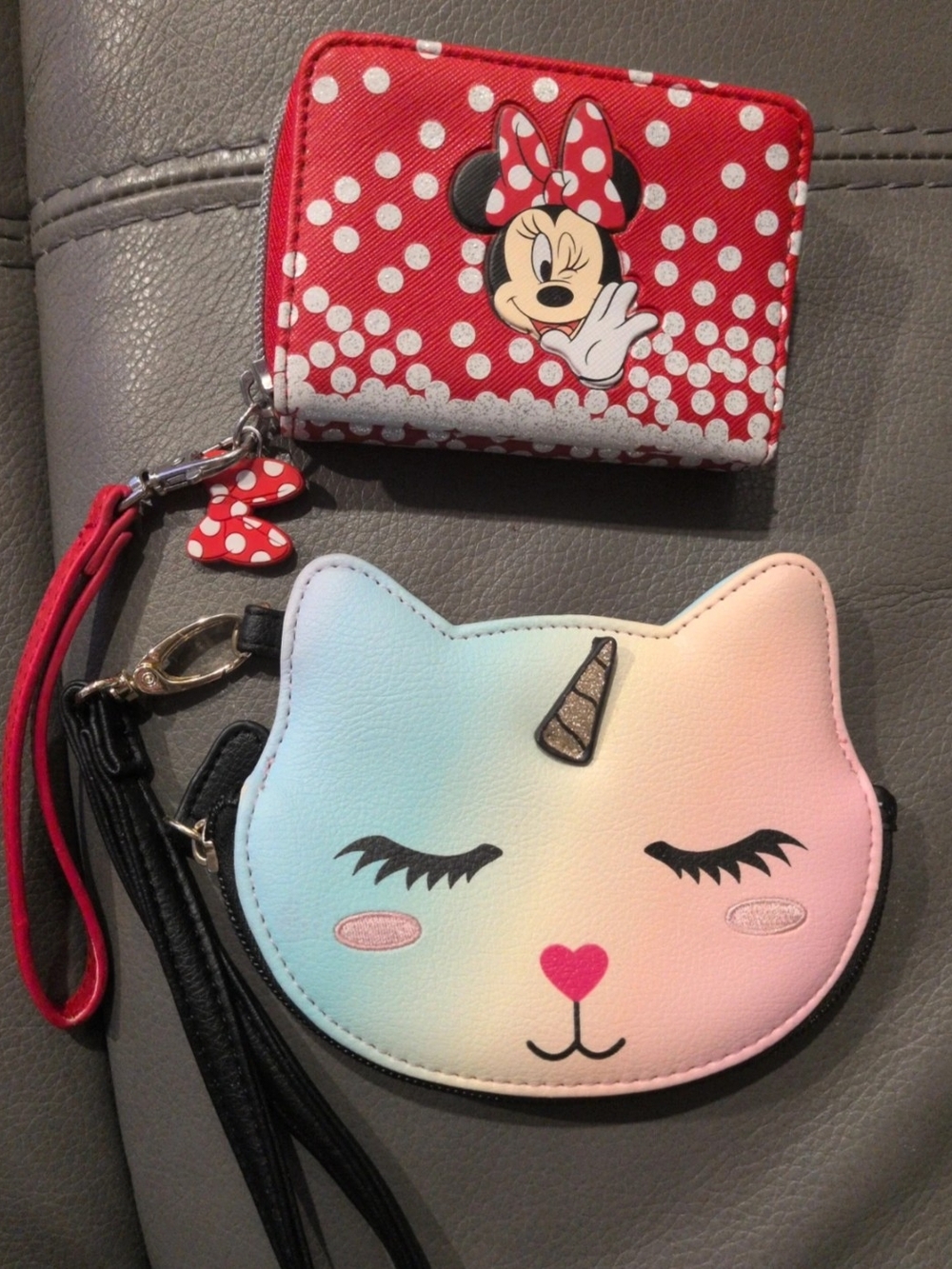 Betsey Johnson And Minnie Mouse Wristlet Bundle